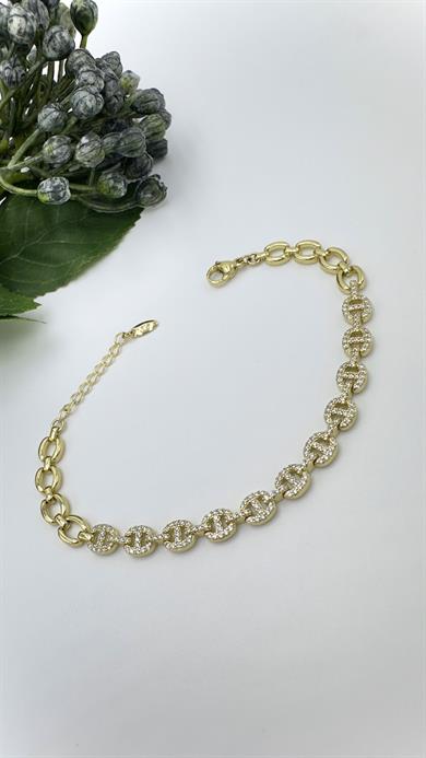 Vp 14 K Taşlı Oval Model Bileklik