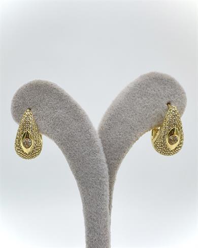 Vp 14 K Taşlı Oval Model Küpe