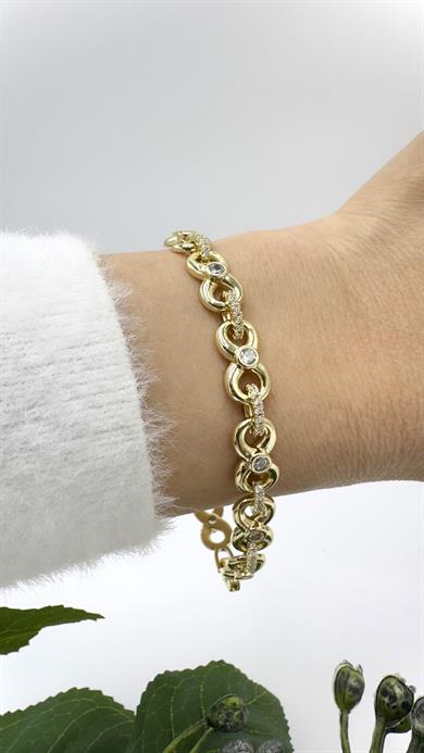 Vp 14 K Taşlı Sonsuzluk Model Bileklik