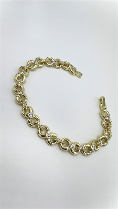 Vp 14 K Taşlı Sonsuzluk Model Bileklik