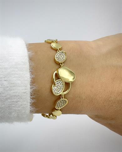 Vp 14 K Taşlı Tasarım Model Bileklik