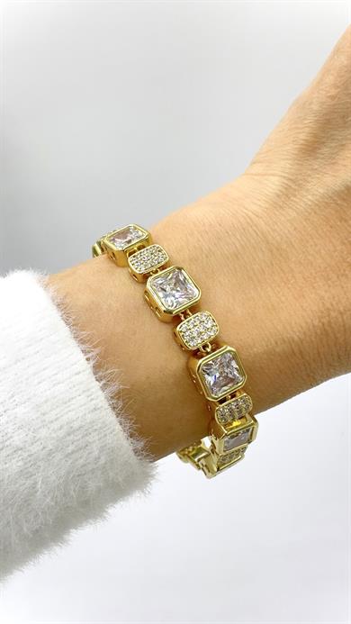 Vp 14 K Taşlı Tenis Model Bileklik