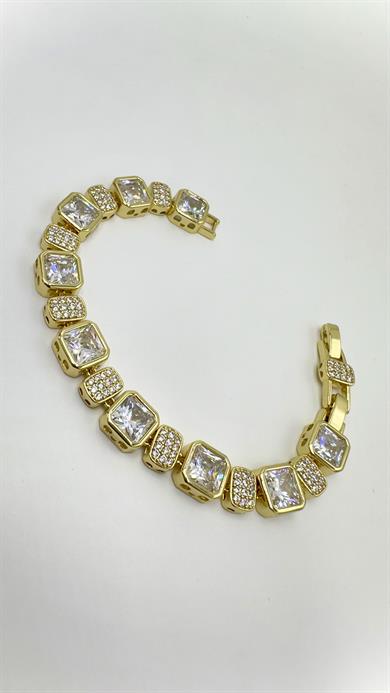 Vp 14 K Taşlı Tenis Model Bileklik