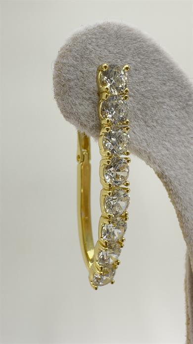 Vp 14 K Taşlı Uzun Model Küpe