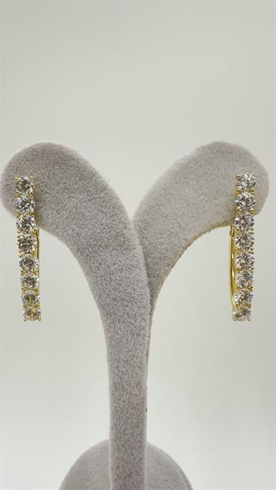 Vp 14 K Taşlı Uzun Model Küpe