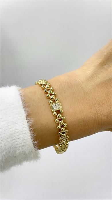 Vp 14 K Taşlı X Top Model Bileklik