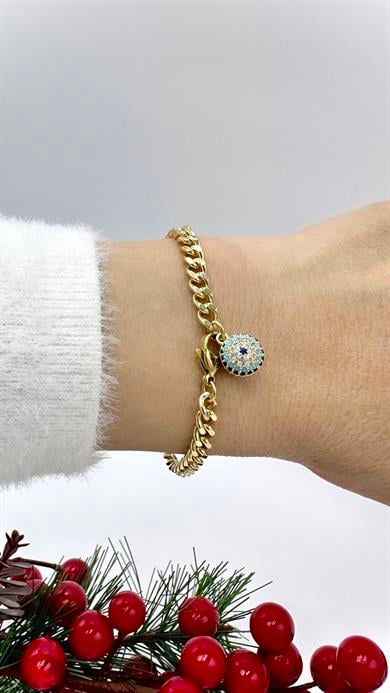 Vp 14 K Tek Kaplan Gözü Model Bileklik