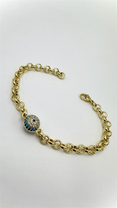 Vp 14 K Tekli Kaplan Gözü Model Bileklik