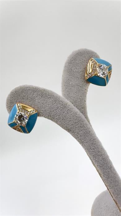 Vp 14 K Turkuaz Küpe