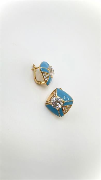 Vp 14 K Turkuaz Küpe