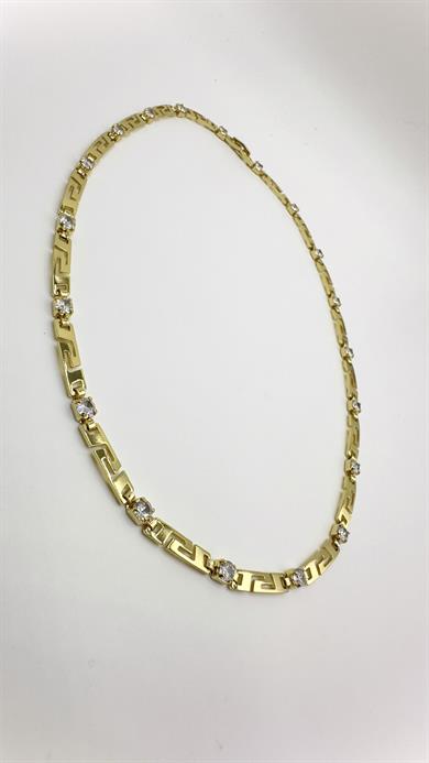 Vp 14 K Vrsc Taşlı Kolye 45 Cm