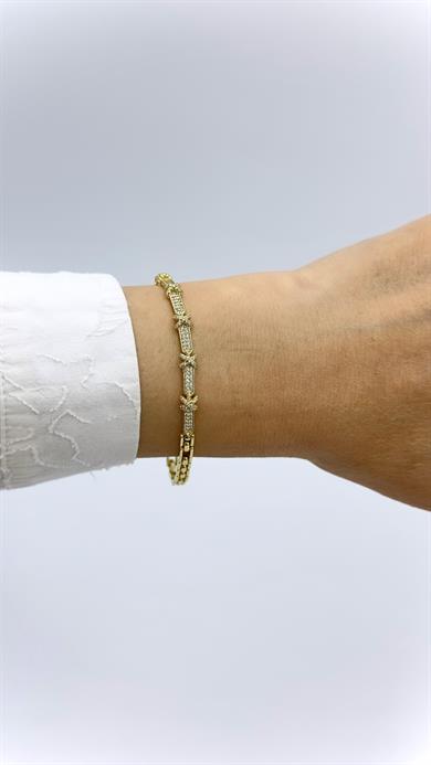 Vp 14 K X Kare Zincir Model Bileklik