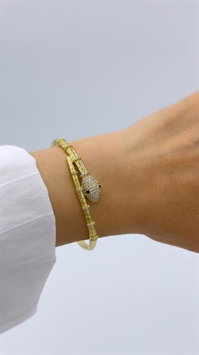 Vp 14 K Yılanlı Model Kelepçe Bileklik