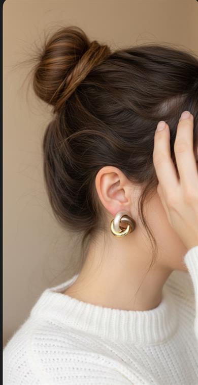 Vp 3 Renkli Dügüm Model Küpe