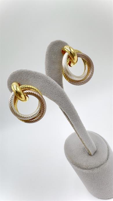 Vp 3 Renkli Halka Geçme Model Küpe