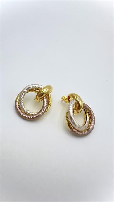 Vp 3 Renkli Halka Geçme Model Küpe