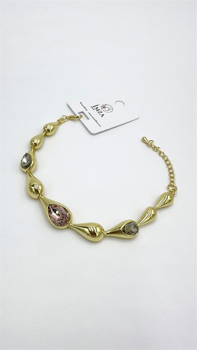 Vp Paris Serisi Gold Damla Bileklik