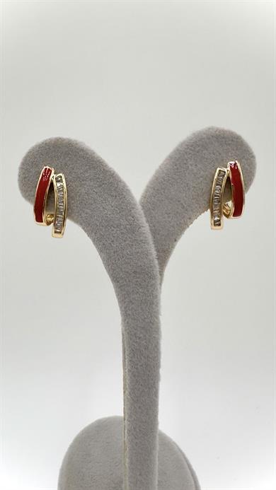 Vp Rose Gold Kıstırmalı  Küpe