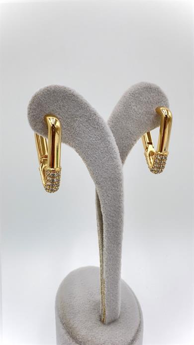 Vp Rose Gold Üçgen Model Küpe