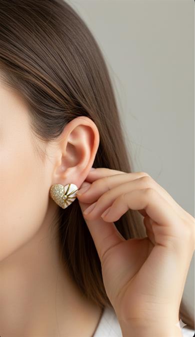 Vp Rose Kalpli Model Küpe