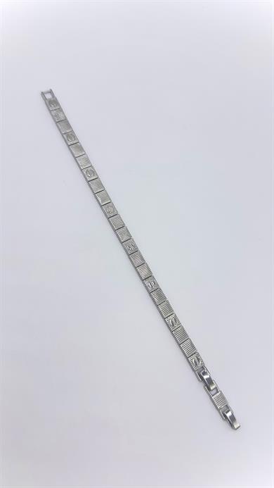 Vp Sılver Kare Model Bileklik