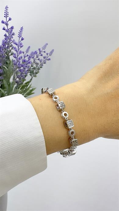 Vp Sılver Küp Model Bileklik