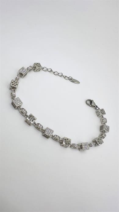 Vp Sılver Küp Model Bileklik