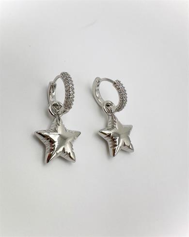 Vp Sılver Sallantılı Yıldız Model Küpe