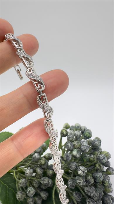 Vp Sılver Vrsc Sarmaşık Model Bileklik