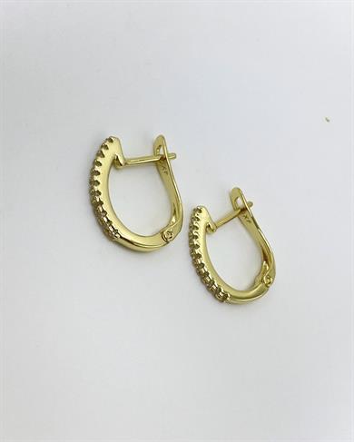 Vp14 K Taşlı U Model Küpe