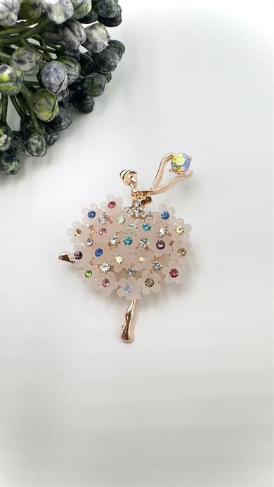 Zarif Balerin Model Broş