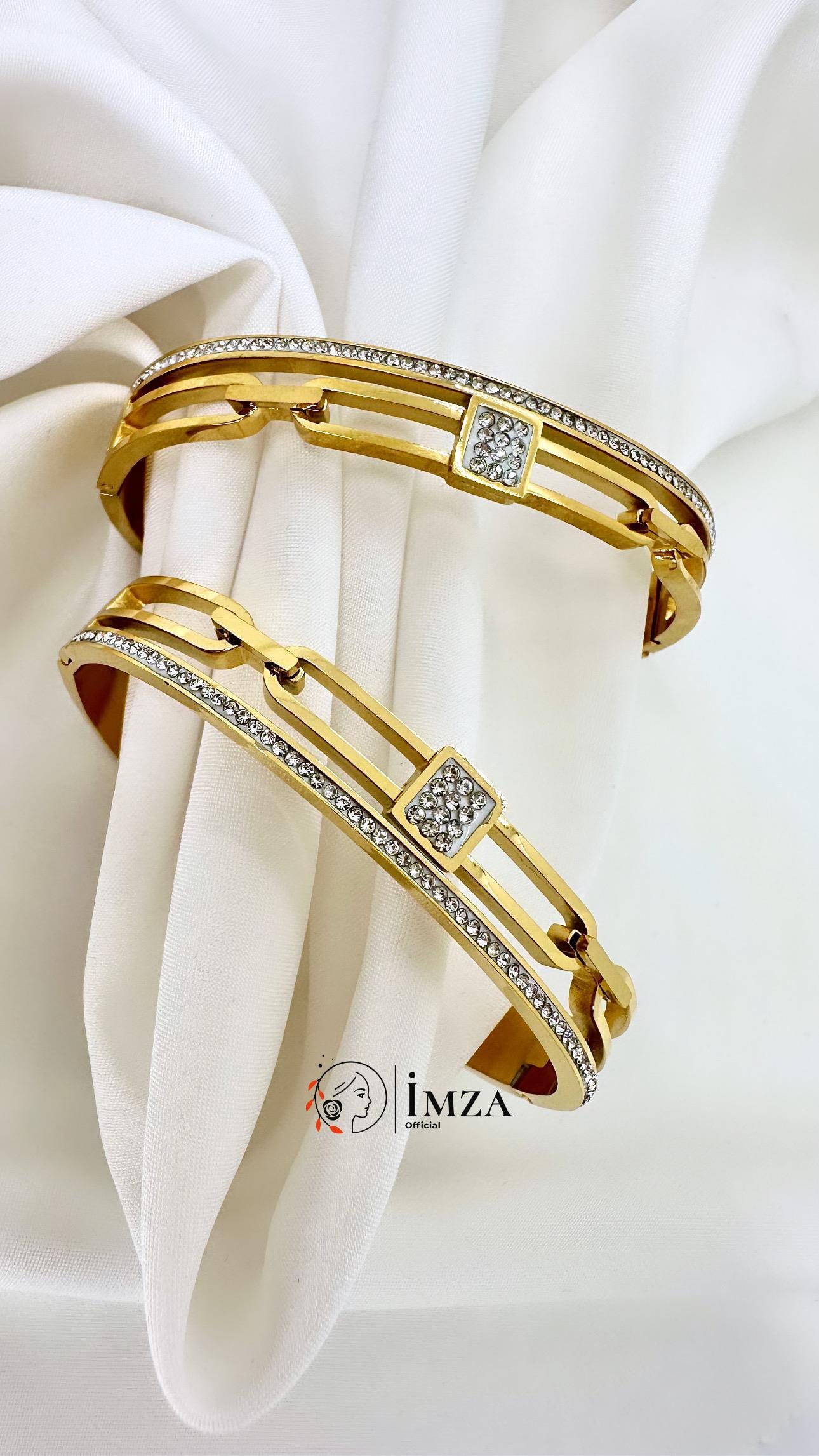 316L Çelik Altın Kaplama Kelepçe