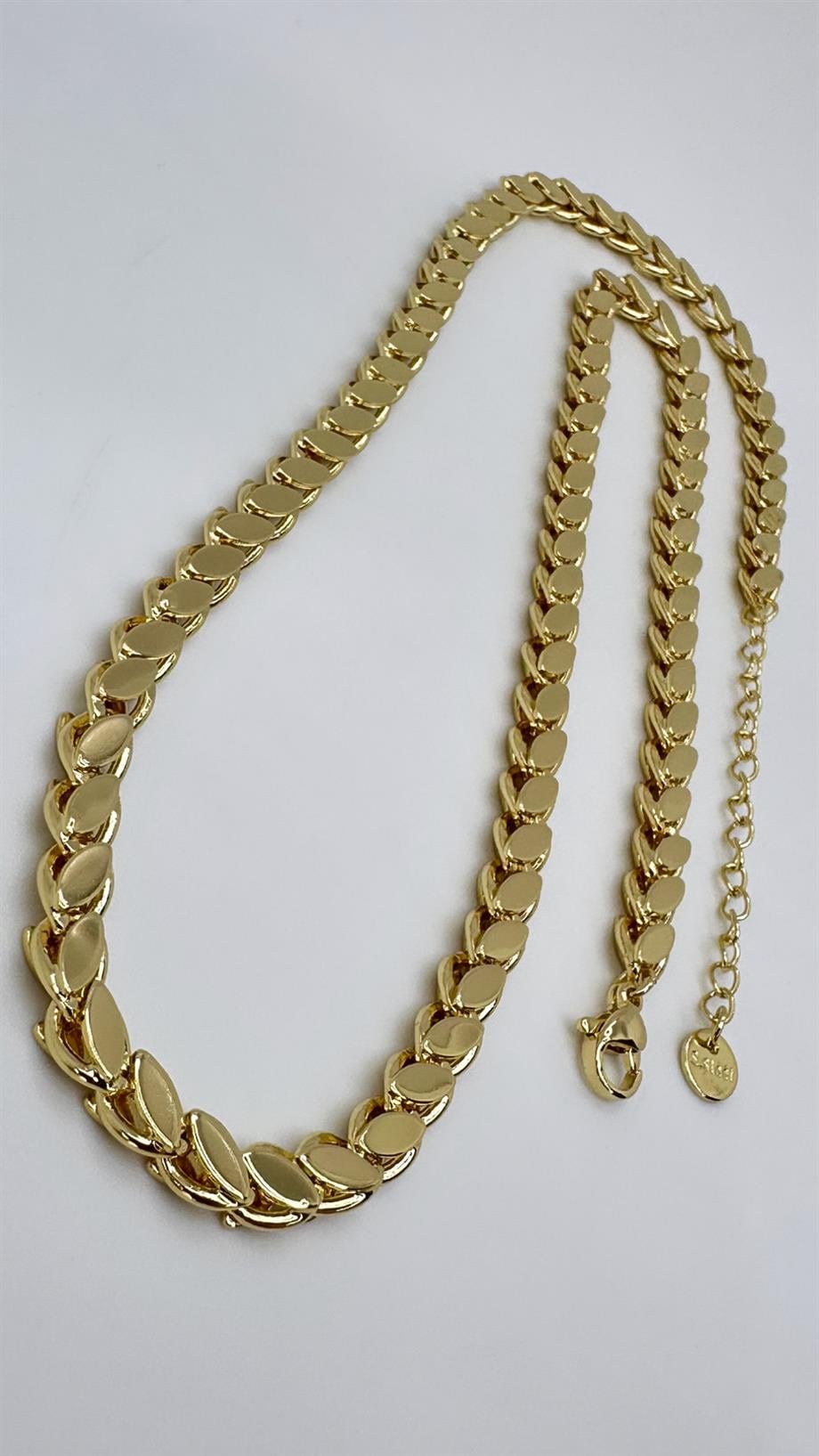 ÇELİK 47 CM ARPA KOLYE