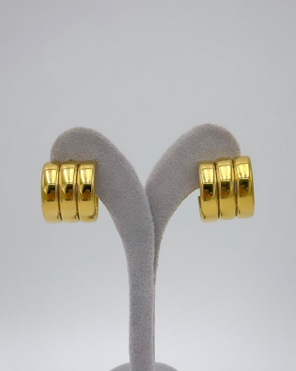 Çelik Altın Kablama Basic Model Küpe