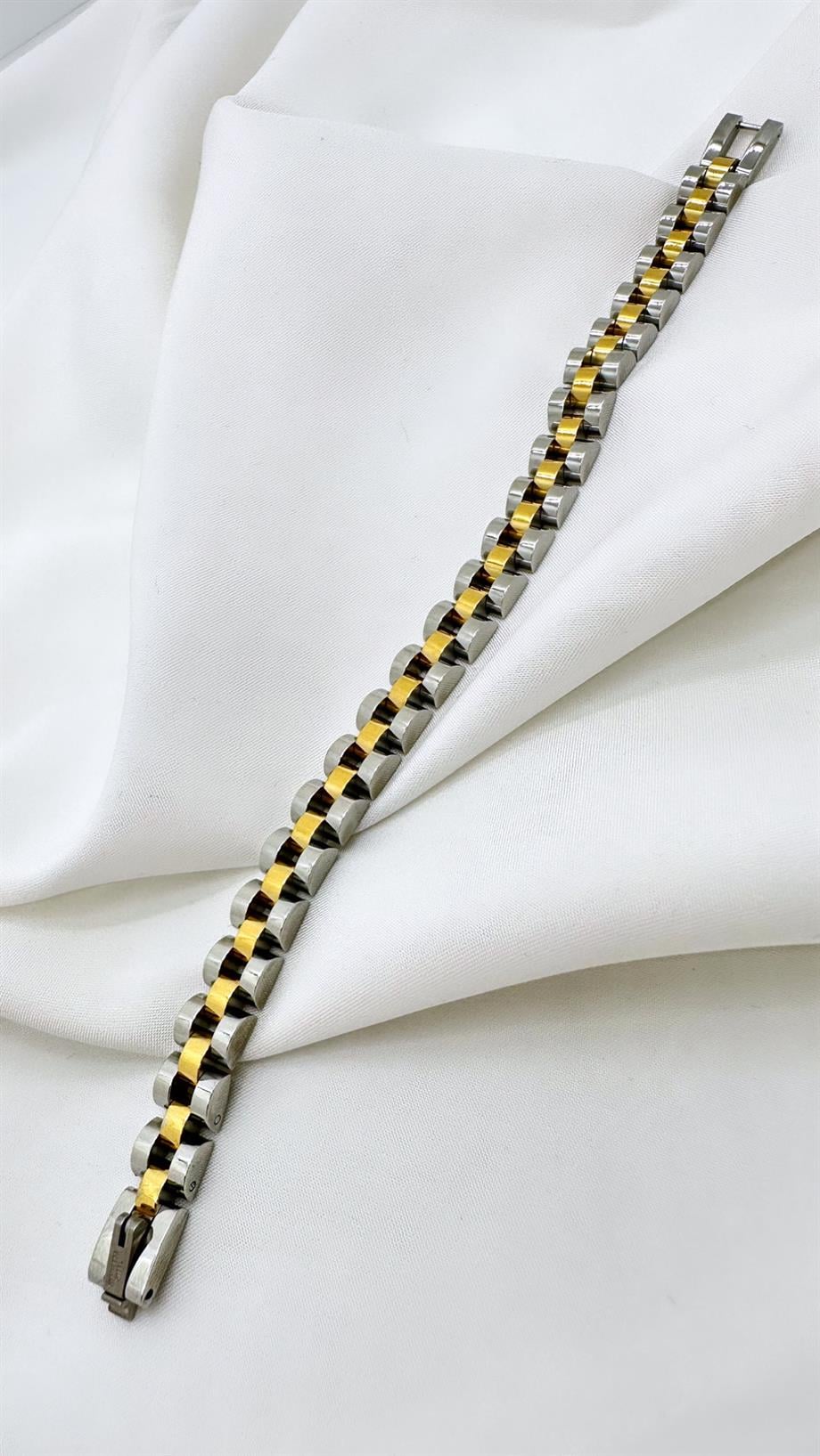 ÇELİK İKİ RENKLİ ROLEX KELEPÇE