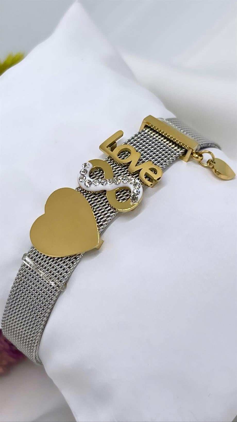 ÇELİK LOVE PANDORA BİLEKLİK