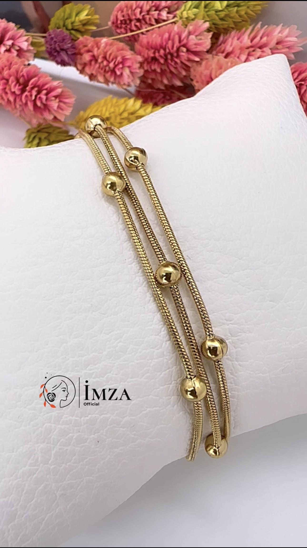 Çelik Üçlü Dorika Bileklik