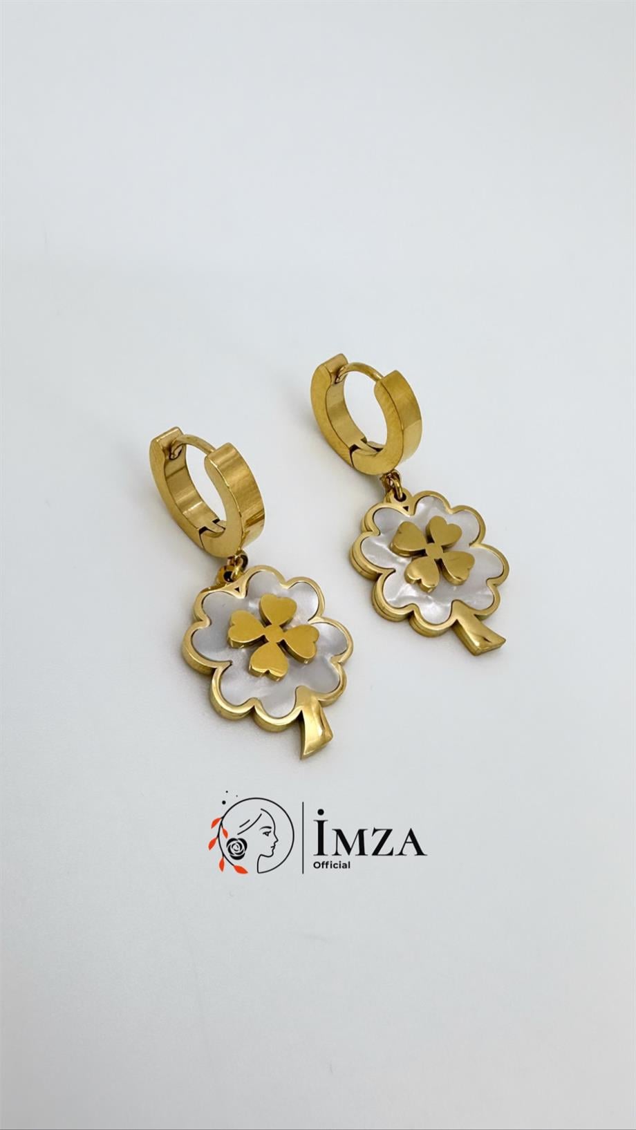 ÇELİK WHİTE YONCA KÜPE