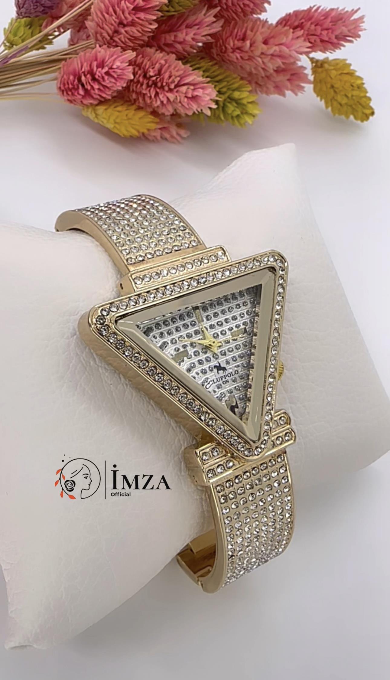 Marka Model Gues Üçgen Gold Saat