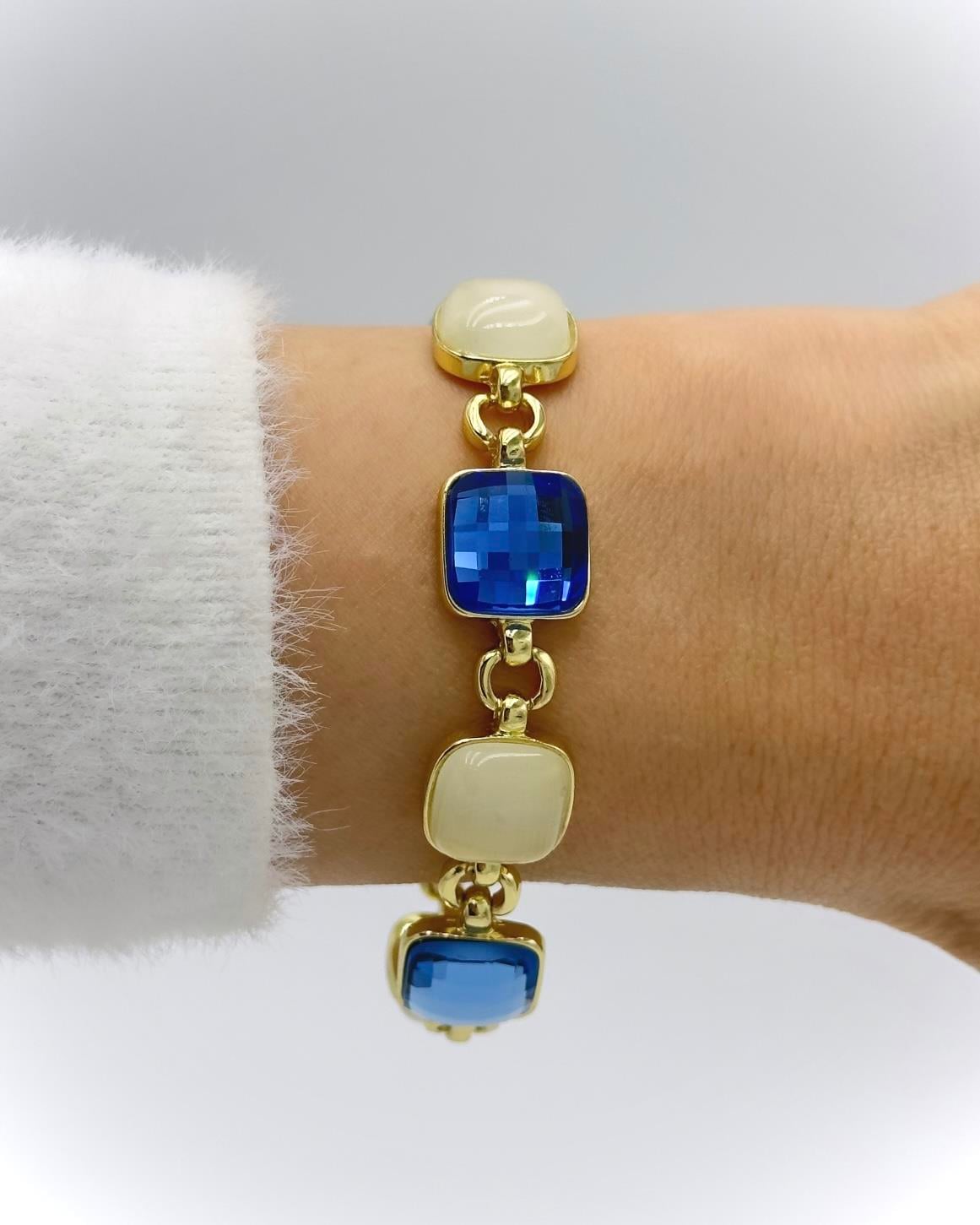 Okyanus Krıstal Taşlı Model Bileklik