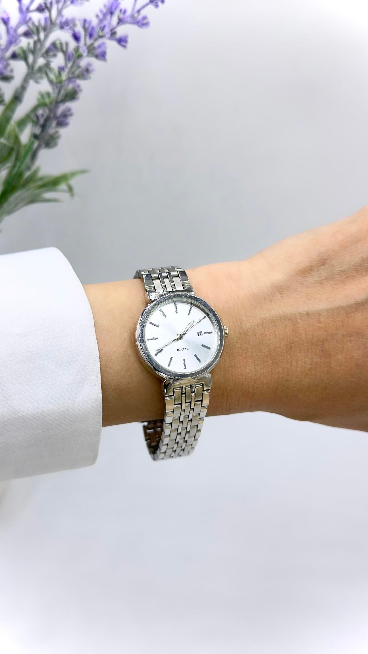 Rlx Sılver Yuvarlak Kadranlı Saat