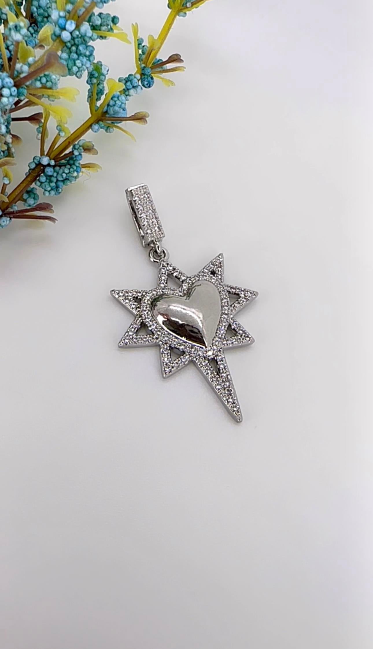 Silver Kalbli Sirüis Charm