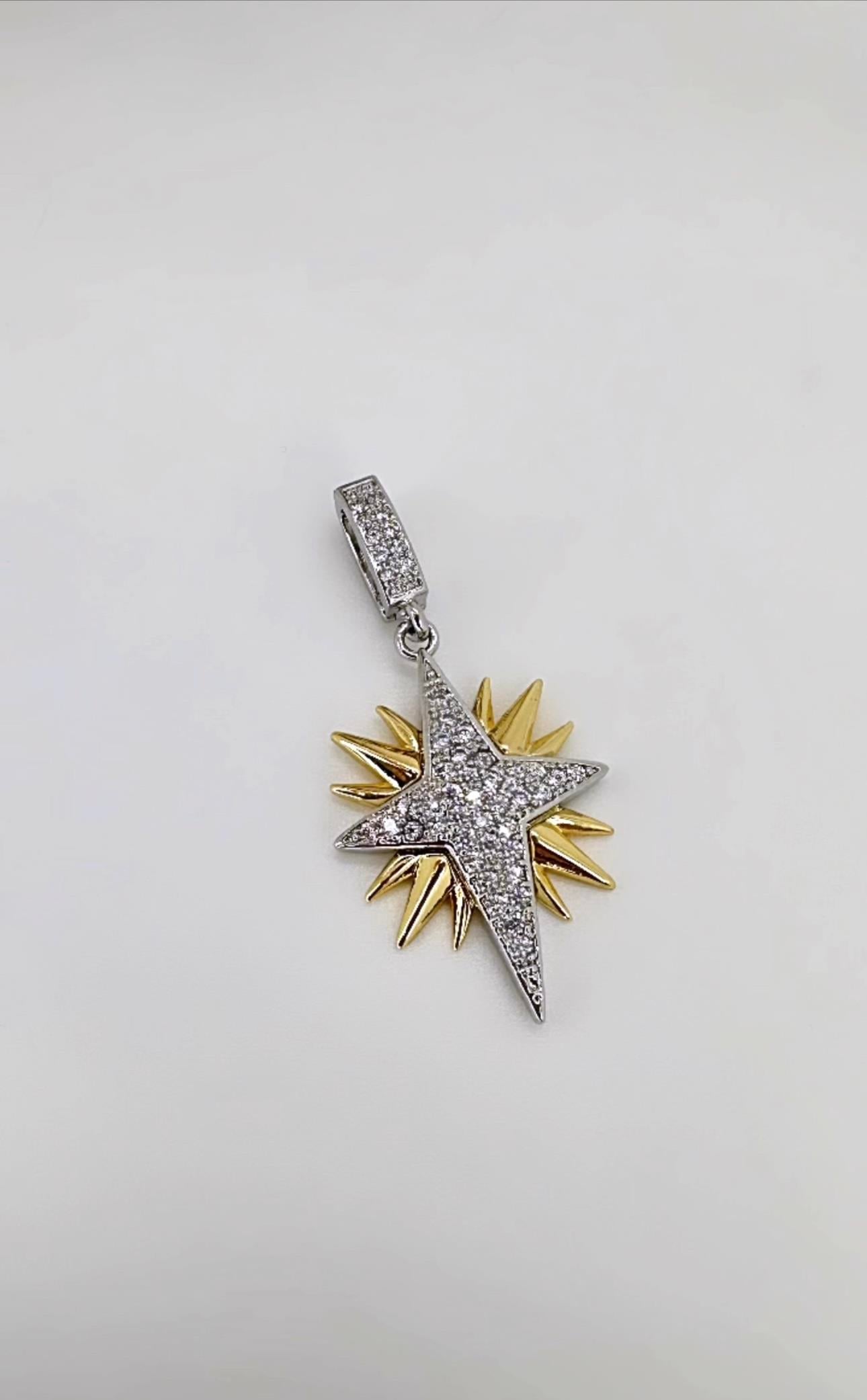 Taşlı Kutup Yıldızı Charm