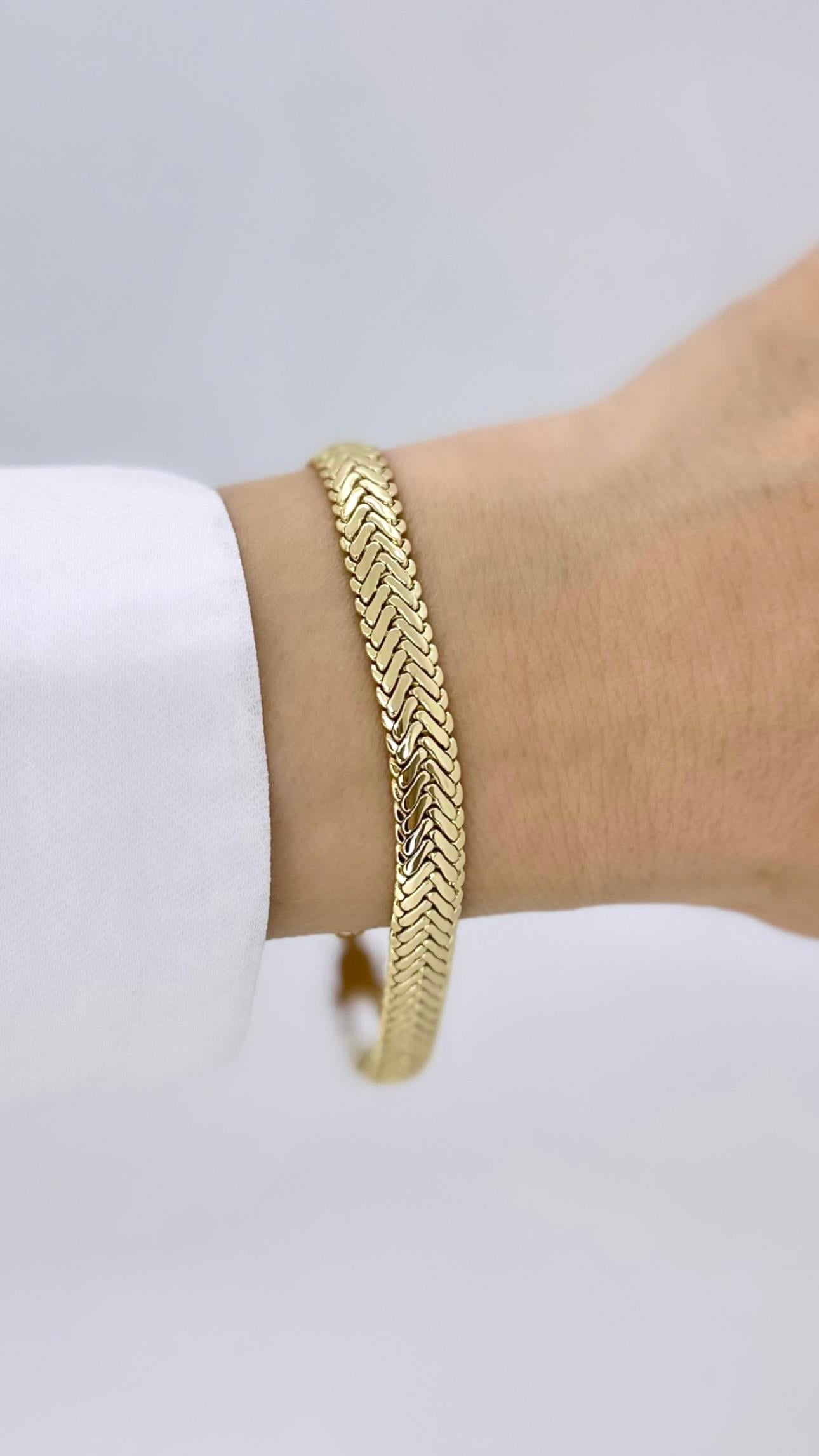 Vip 14 K Çişel Model Bileklik