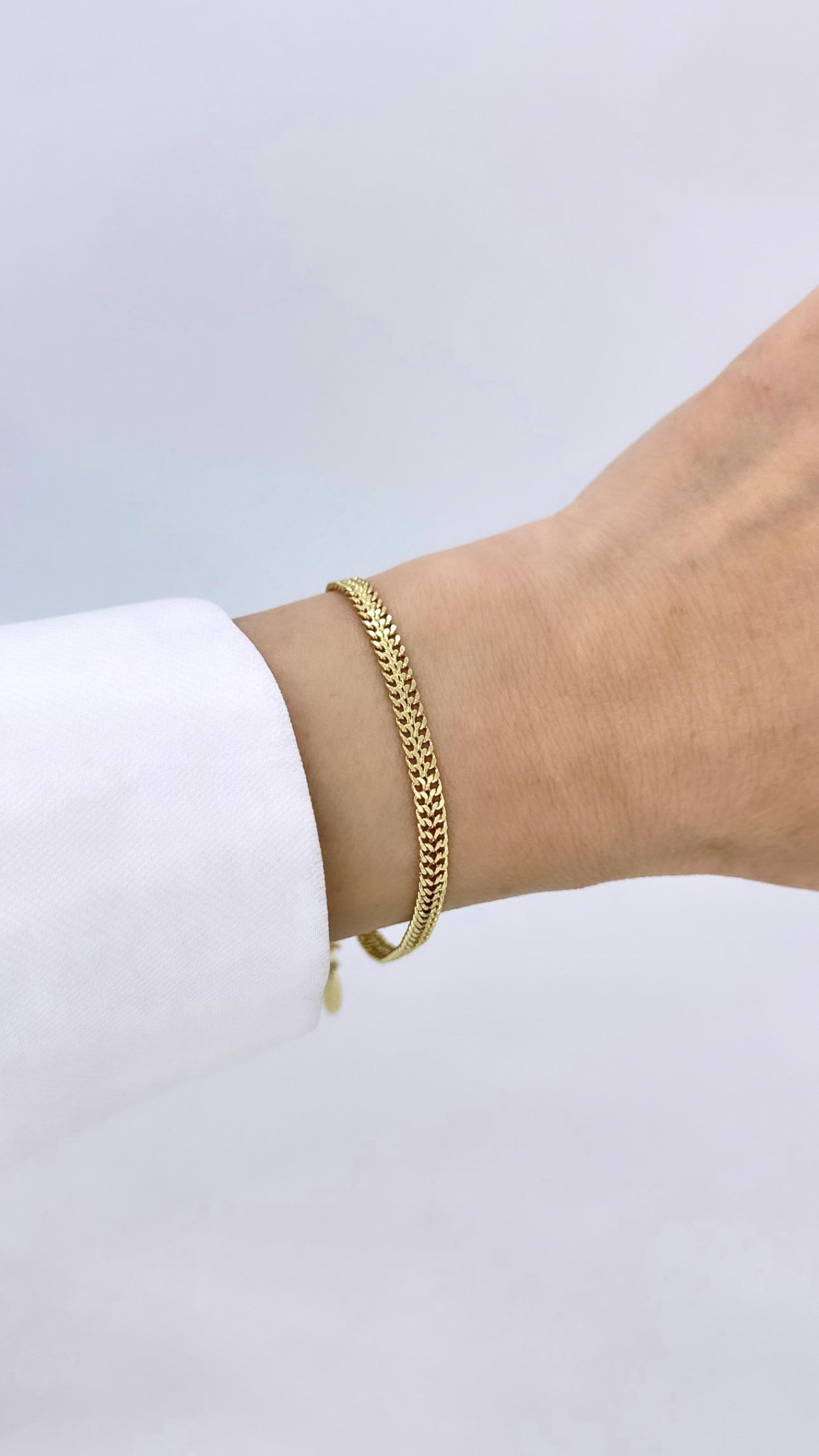 Vip 14 K Ezme Örğü Bileklik