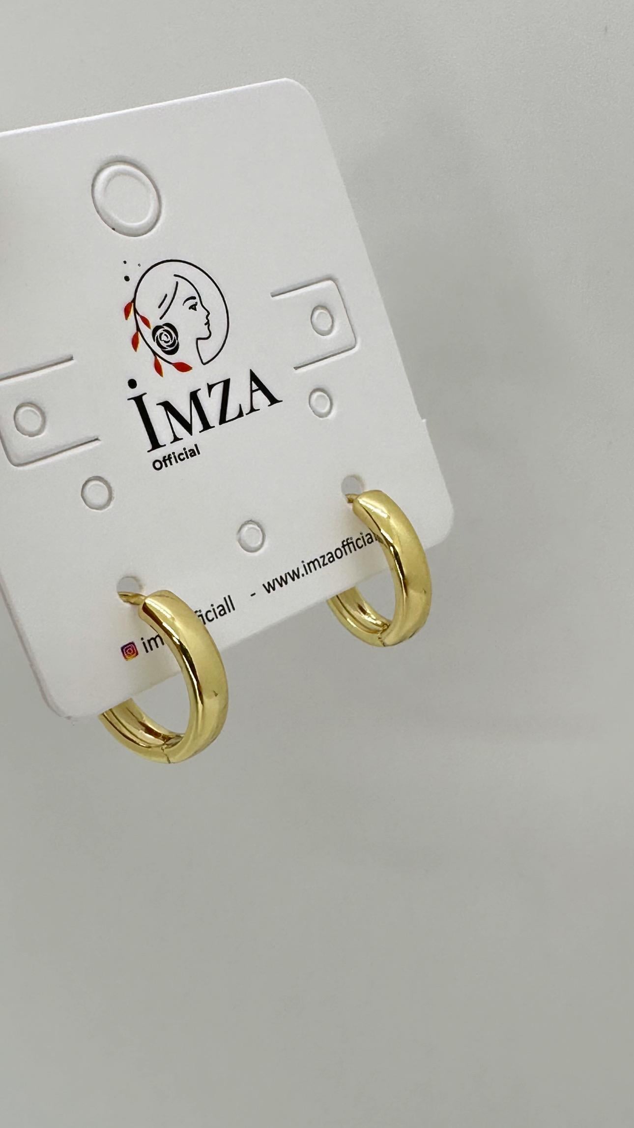 Vip 14 K Geniş Halka Küpe