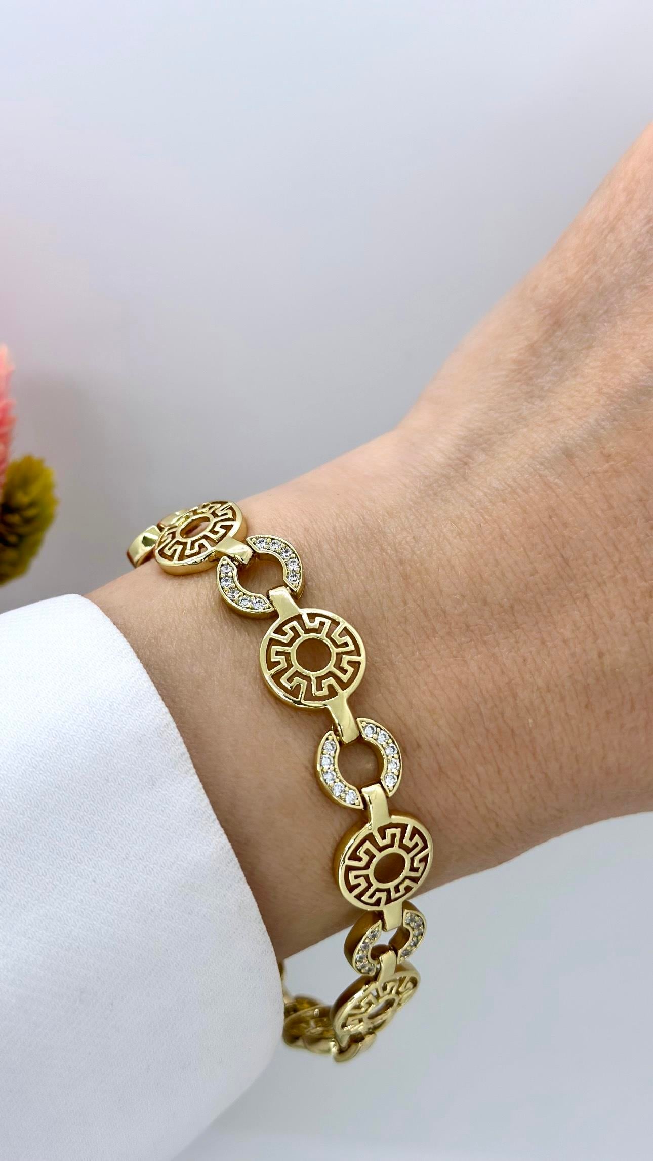 Vip 14 K Halka Model Bileklik