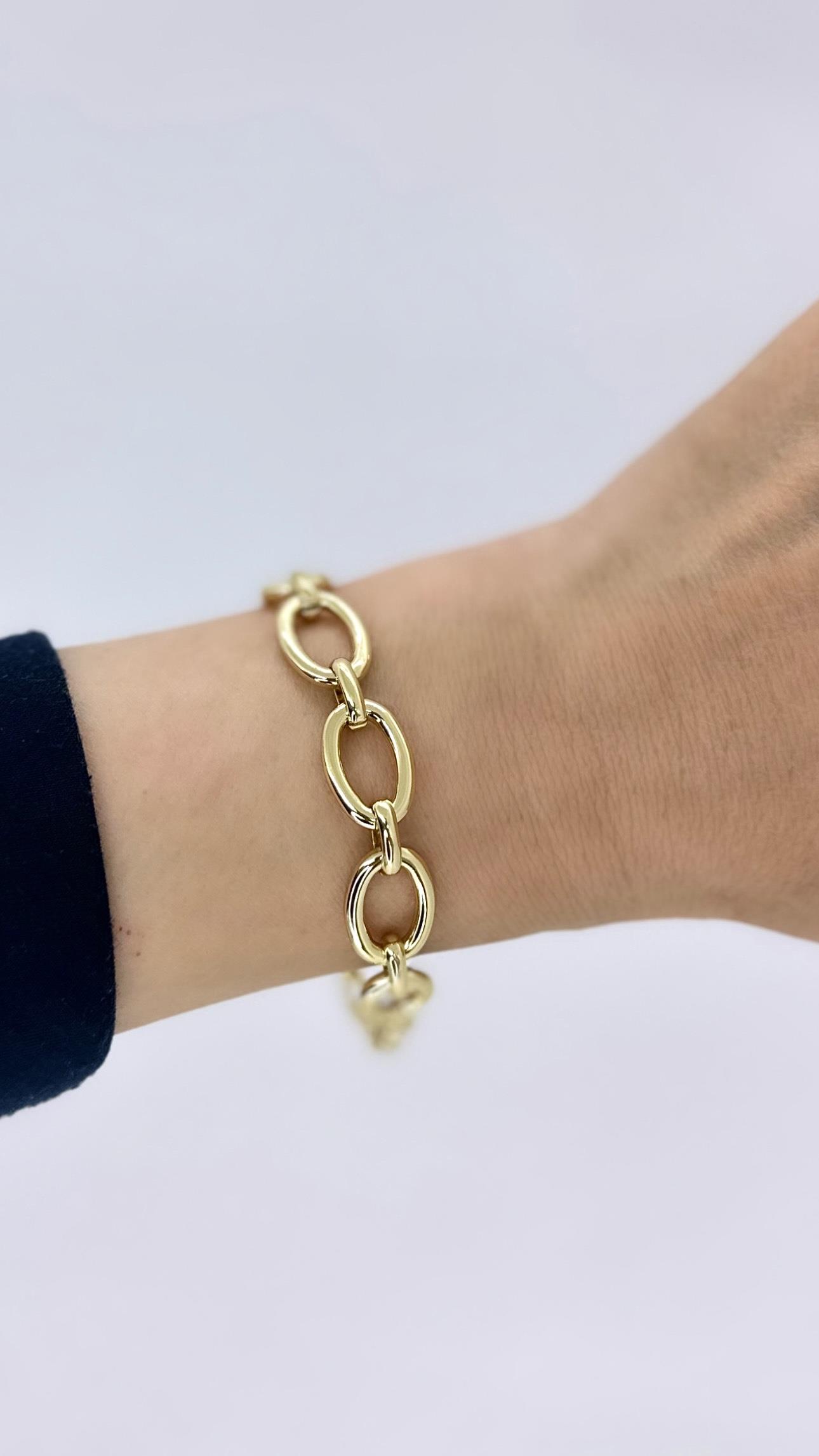 Vip 14 K Halka Zincir Bileklik