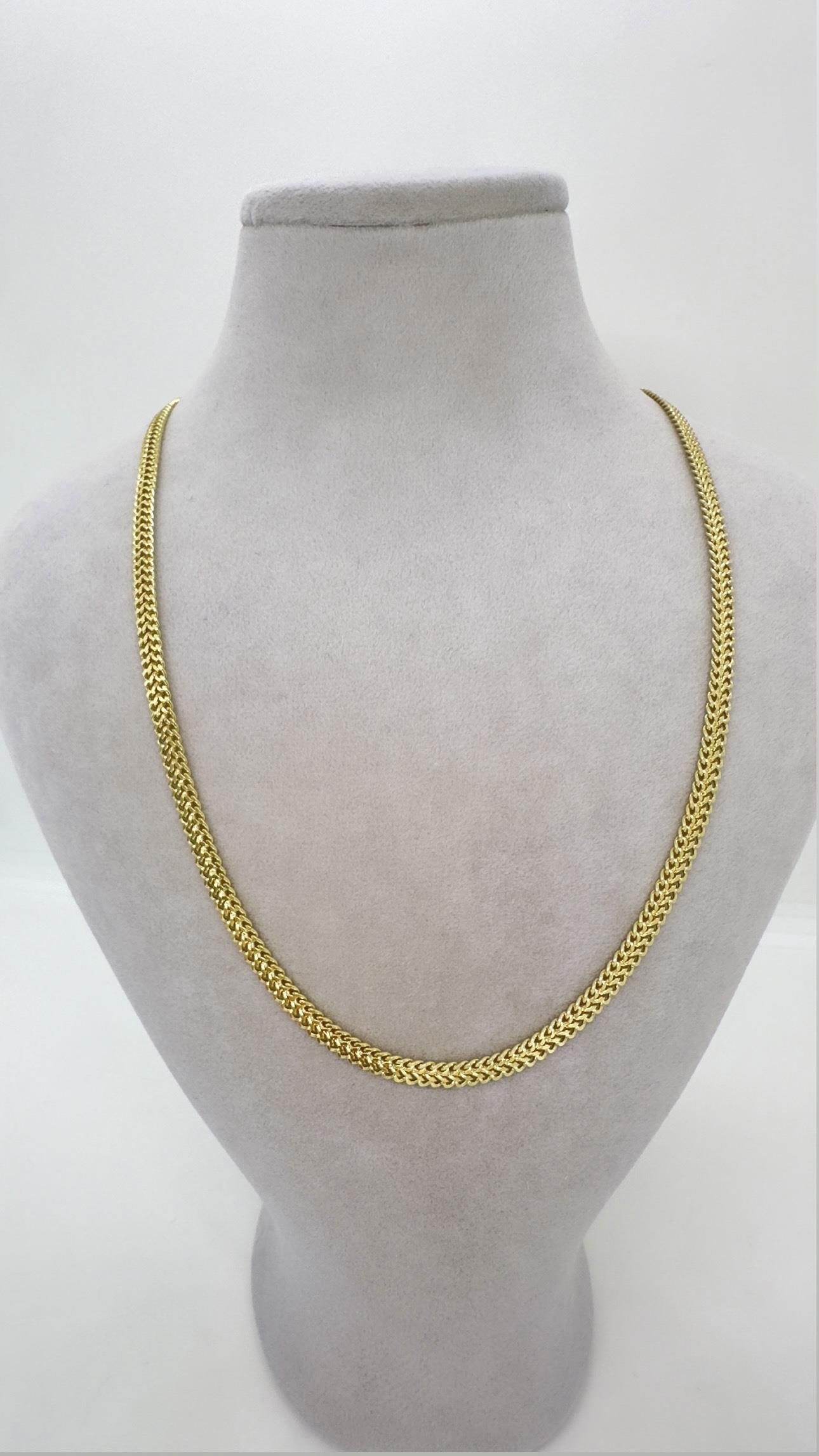 Vip 14 K Hasır Kolye 50cm