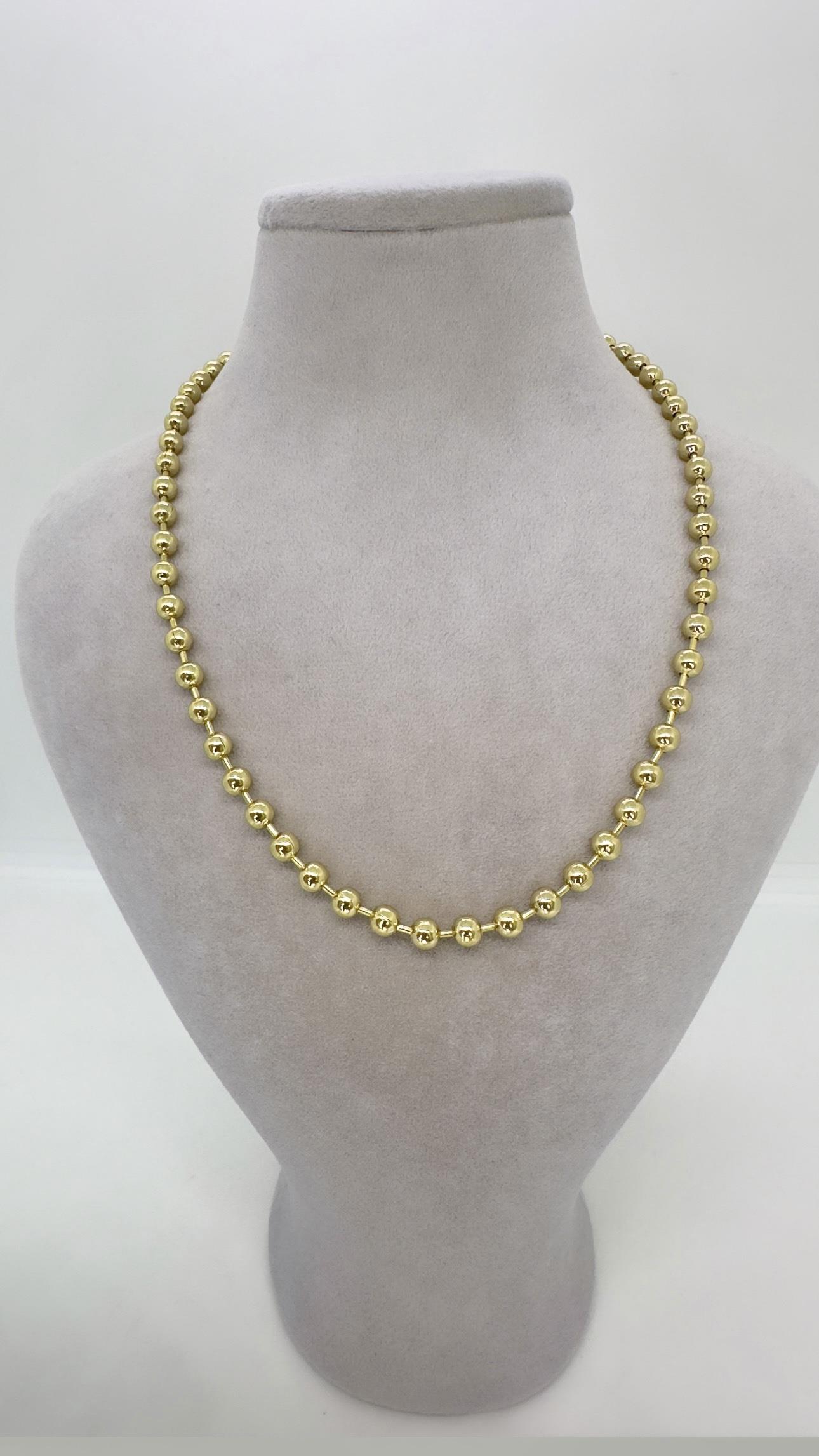 Vip 14 K Kalın Dorika Kolye 45cm